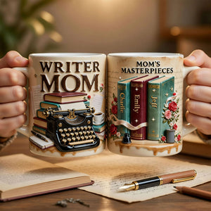Writer Mom Coffee Mug - Personalized Gifts For Mother's Day 04qhti130426 - Coffee Mug - GoDuckee