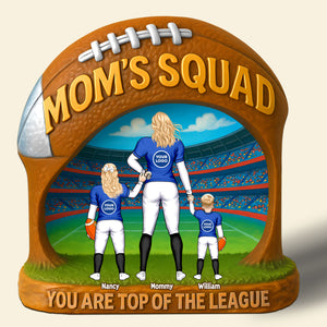 Personalized Gifts For Football Mom Plaque, Top Of The League 04tgti140425pa - Shaped Plaques - GoDuckee