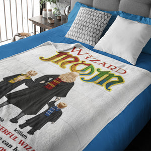 Personalized Gifts For Mom Blanket Wizard Mom 04HUDT270324TM - Blankets - GoDuckee