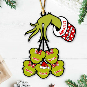 Happiest Family 03OHDT231023 Personalized Ornament, Gifts For Family - Ornament - GoDuckee