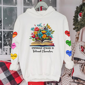 Emotionally Attached To Fictional Character, Gift For Book Lover, Personalized Shirt, Book Lover Heart Shirt, Christmas Gift 03NATI121023 - AOP Products - GoDuckee