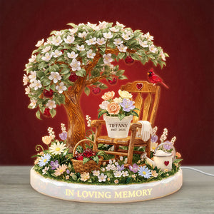 Memorial Under Apple Tree Acrylic Light Box - Personalized Gifts 01pati121225 - Light Box - GoDuckee