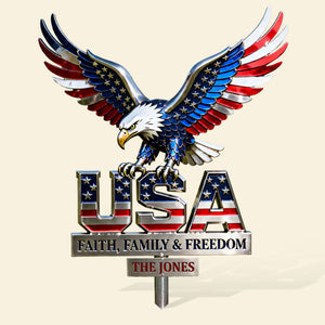 American Eagle Metal Sign - Personalized Gifts For Patriots 02qhti050326 - Metal Signs - GoDuckee