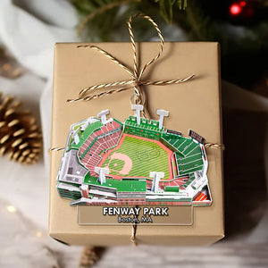 Personalized Gift For Baseball Lovers, Baseball Stadium Field Ornament 02QHTI161024 - Ornament - GoDuckee