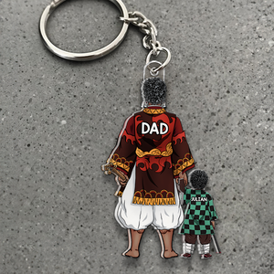Shadow Warrior Dad Acrylic Keychain - Personalized Gift For Father 05QHHU070525HG - Keychains - GoDuckee