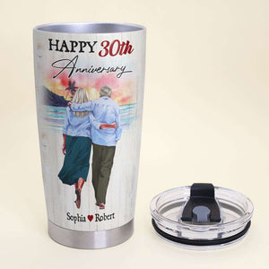 To My Love, Gift For Couple, Personalized Tumbler, Old Couple Tumbler, Anniversary Gift - Tumbler Cup - GoDuckee