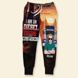 Personalized Gifts For Trucker Sweatpants 01ohti031224 - Shorts and Pants - GoDuckee