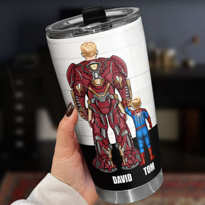 He Is My Father, Gift For Father's Day, 03ACDT160523TM Personalized Family Tumbler - Tumbler Cup - GoDuckee