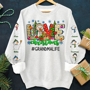 Love Snowman Family, Personalized Shirt, Christmas Gifts For Family 01ACDT091023 - AOP Products - GoDuckee