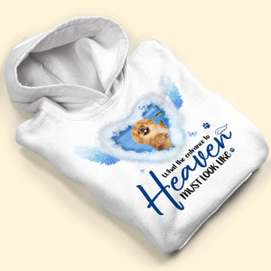 Pet Remembrance What The Entrance To Heaven 05ohti091223 Personalized Shirt - Upload Photo - Shirts - GoDuckee