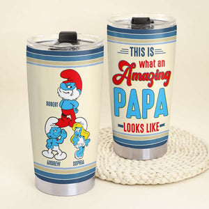 This Is What An Amazing Papa, Gift For Father's Day, 04DNDT150523 Personalized Family Tumbler - Tumbler Cup - GoDuckee