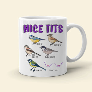 Nice Tits Personalized Funny Coffee Mug Gift For Lover - Coffee Mug - GoDuckee