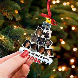 Custom Photo Christmas Gift For Actor Fans 011DGTI140824 - Ornament - GoDuckee