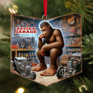 Personalized Big Foot Garage Christmas Ornament 03OHTI280924 - Ornament - GoDuckee