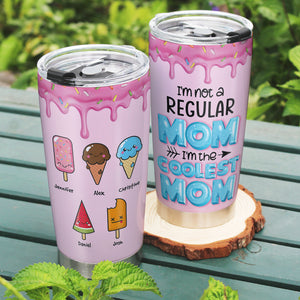 Personalized Gifts For Mom Tumbler Ice Cream Coolest Mom 02tohn120324 - Tumbler Cups - GoDuckee