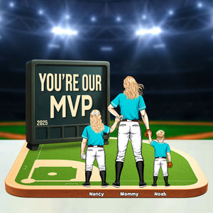 Baseball Mom Plaque - Personalized Gifts For Mom 01kati150425pa - Shaped Plaques - GoDuckee