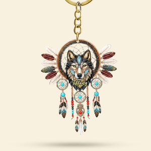 Native American Keychain - Personalized Gifts For Natives 03nati010725 - Keychains - GoDuckee