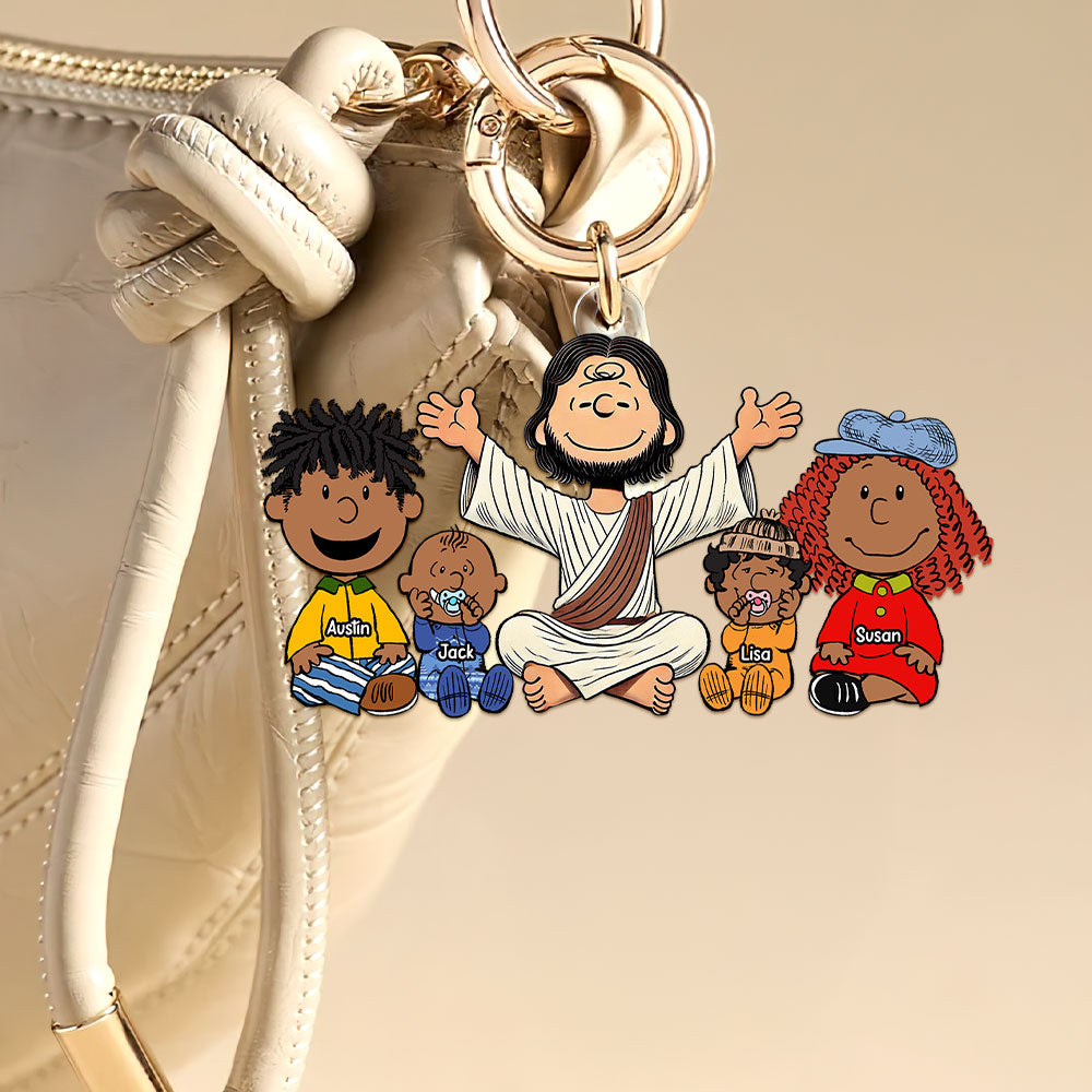 Personalized Gifts For Jesus Family Keychain 04ohti180125 - Keychains - GoDuckee