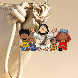 Personalized Gifts For Jesus Family Keychain 04ohti180125 - Keychains - GoDuckee