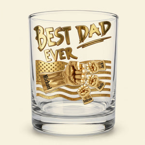 Power Fist Drinking Glass - Personalized Gifts For Dads 051ohti220526 - Glass - GoDuckee