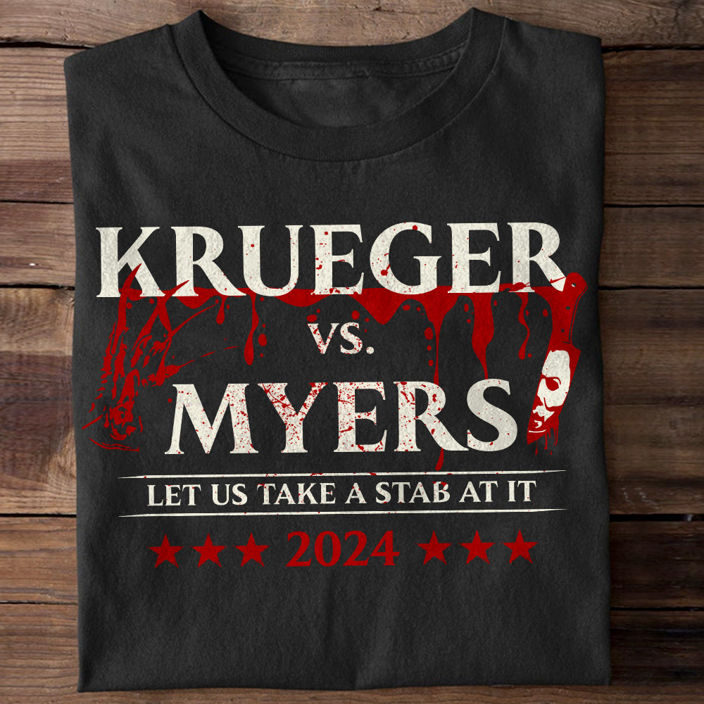 Slasher Candidates Bloody Halloween 03QHDT140823 Personalized Shirt, Gifts For Horror Fan - Shirts - GoDuckee