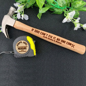 You Are Loved Beyond Measure - Personalized Hammer And Tape Measure Set - Gift For Dad - Hammer & Tape Measure - GoDuckee