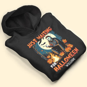 Personalized Gifts for Movie Fans, Just Waiting For Halloween 2D shirt 05TOTI050824 - Shirts - GoDuckee