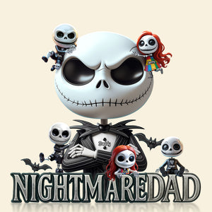 Nightmare Dad Plaque - Personalized Gifts For Dad 03nati120525 - Shaped Plaques - GoDuckee