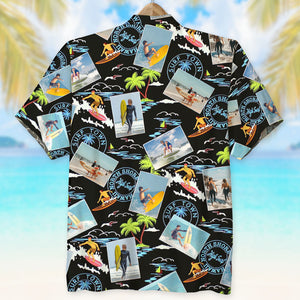 Custom Surfing Photo Hawaiian Shirt, Summer Gift For Surfing Lovers - Hawaiian Shirts - GoDuckee