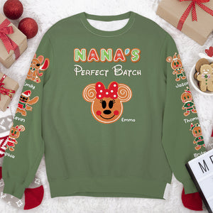 Nana's Perfect Batch, Personalized Family Shirt, 03HTDT031023, Christmas Gift For Family - AOP Products - GoDuckee