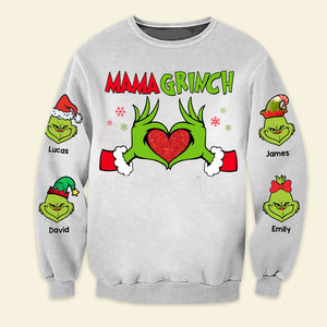 Gift For Family, Personalized 3D Shirt, Christmas Green Monster Family Shirt, Christmas Gift 05NATI290823 - AOP Products - GoDuckee