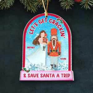 Christmas Gifts For Couple 03HUDT110923 Personalized Ornament - Ornament - GoDuckee