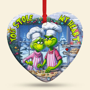 Personalized Gifts For Couple Christmas Ornament 04HUTI211024 - Ornament - GoDuckee