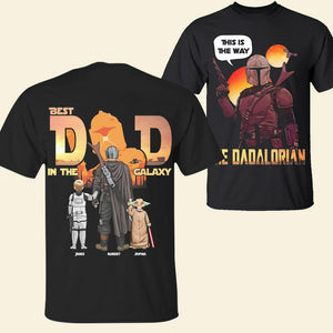 Galaxy Dad Shirt - Personalized Gifts For Dad 03toti020525hg - Shirts - GoDuckee