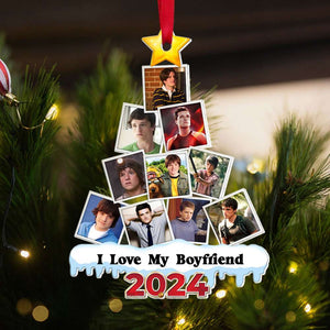 Custom Photo Gifts For Fans Christmas Ornament 032HUTI140824 - Ornament - GoDuckee