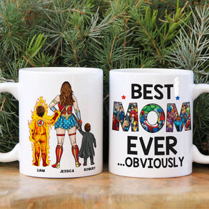 Best Mom Ever-Personalized Coffee Mug-Gift For Family-01qhqn161123tm - Coffee Mug - GoDuckee