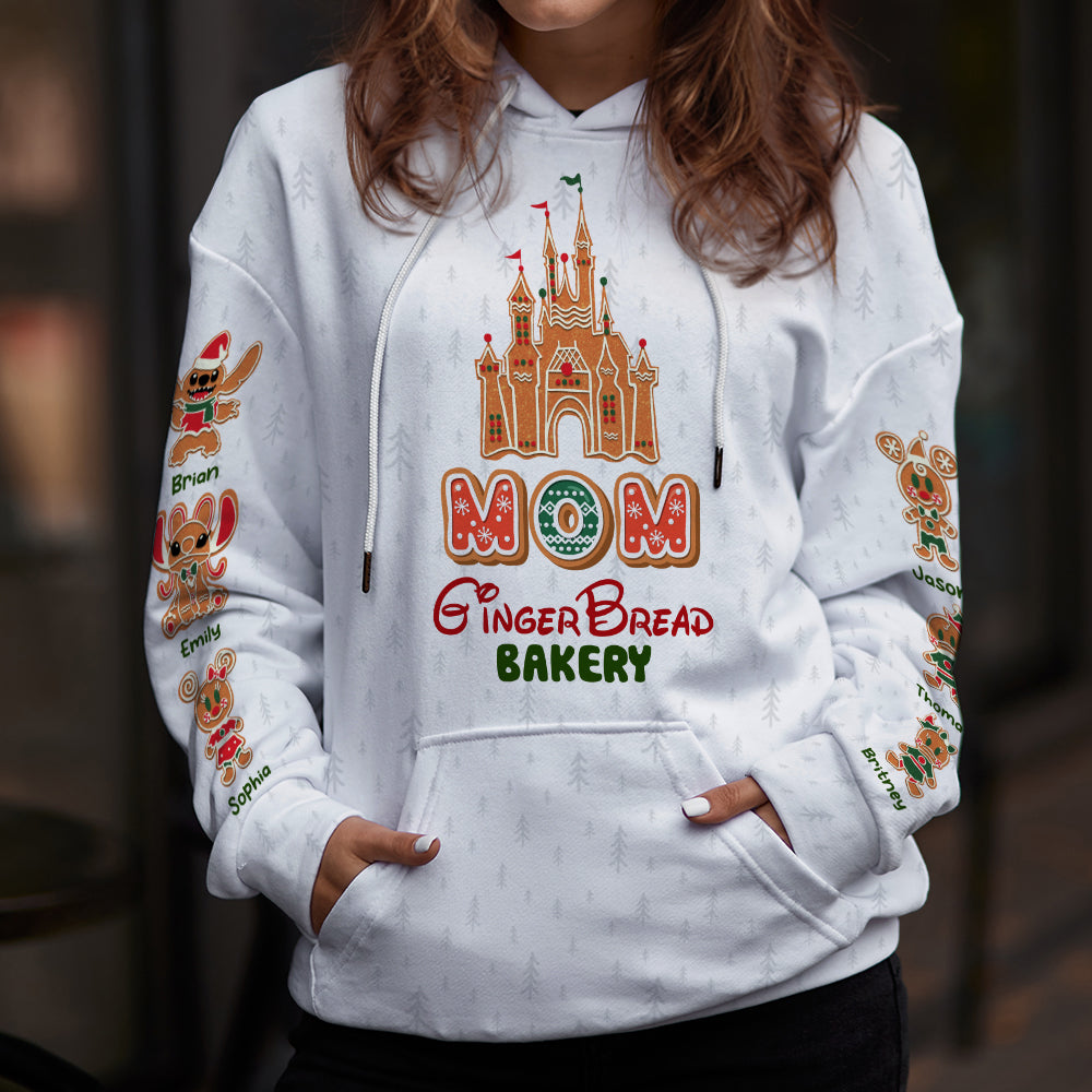 Family Ginger Bread Bakery, 02ACDT051023 Personalized Shirt, Christmas Gift For Family - AOP Products - GoDuckee