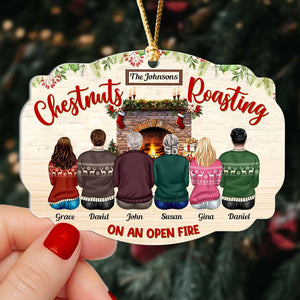 Chestnuts Roasting, Personalized Ornament, Gifts For Family 05QHDT111023 - Ornament - GoDuckee