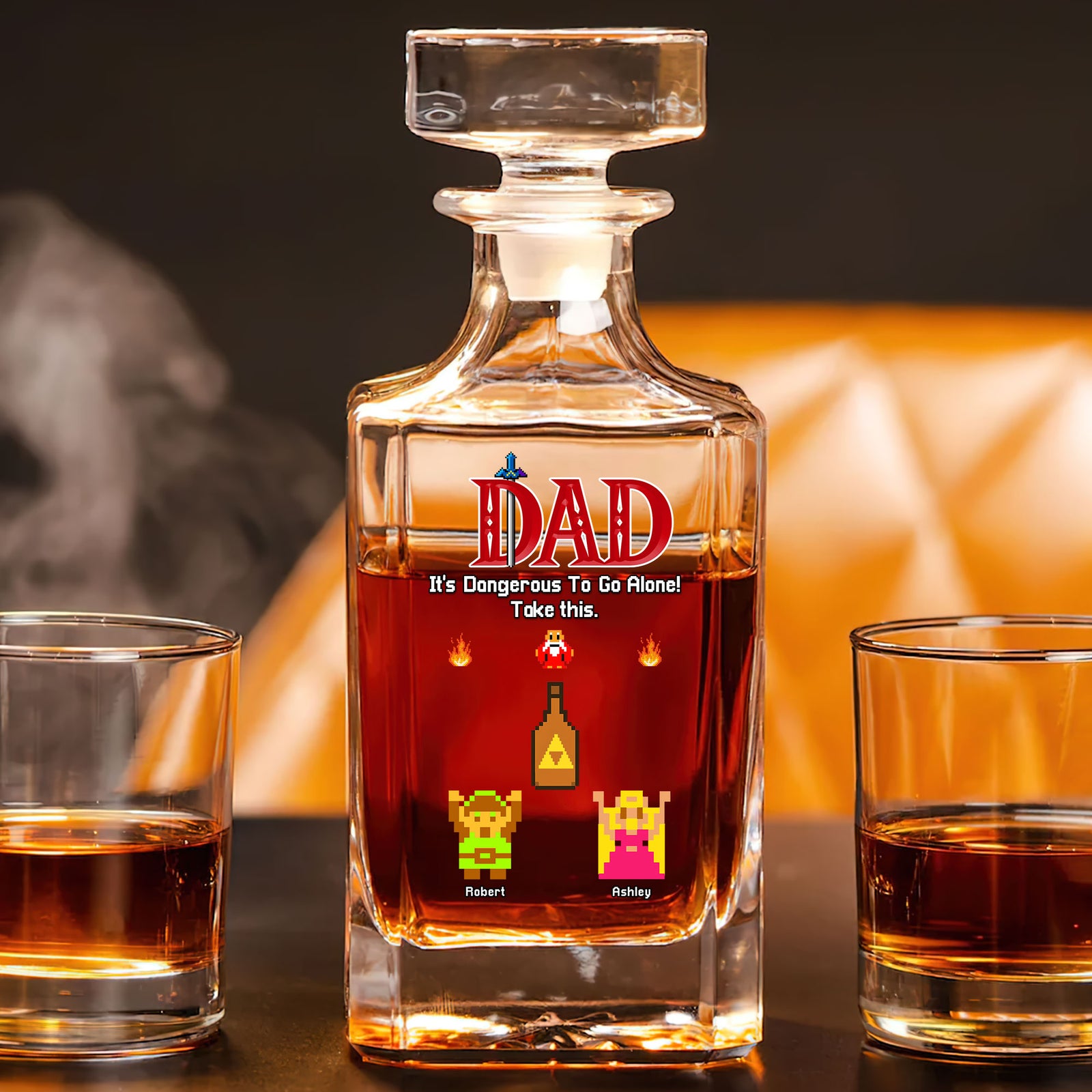 Legend Dad Whiskey Bottle - Personalized Gifts For Dad 03nati030525 - Whiskey Bottle - GoDuckee