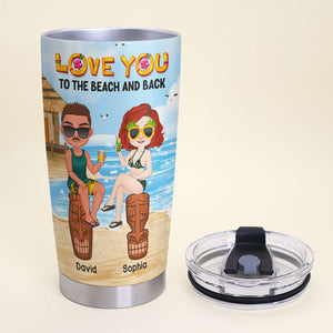 I Found You And You Found Me, Personalized Tumbler, Gifts For Couple - Tumbler Cup - GoDuckee