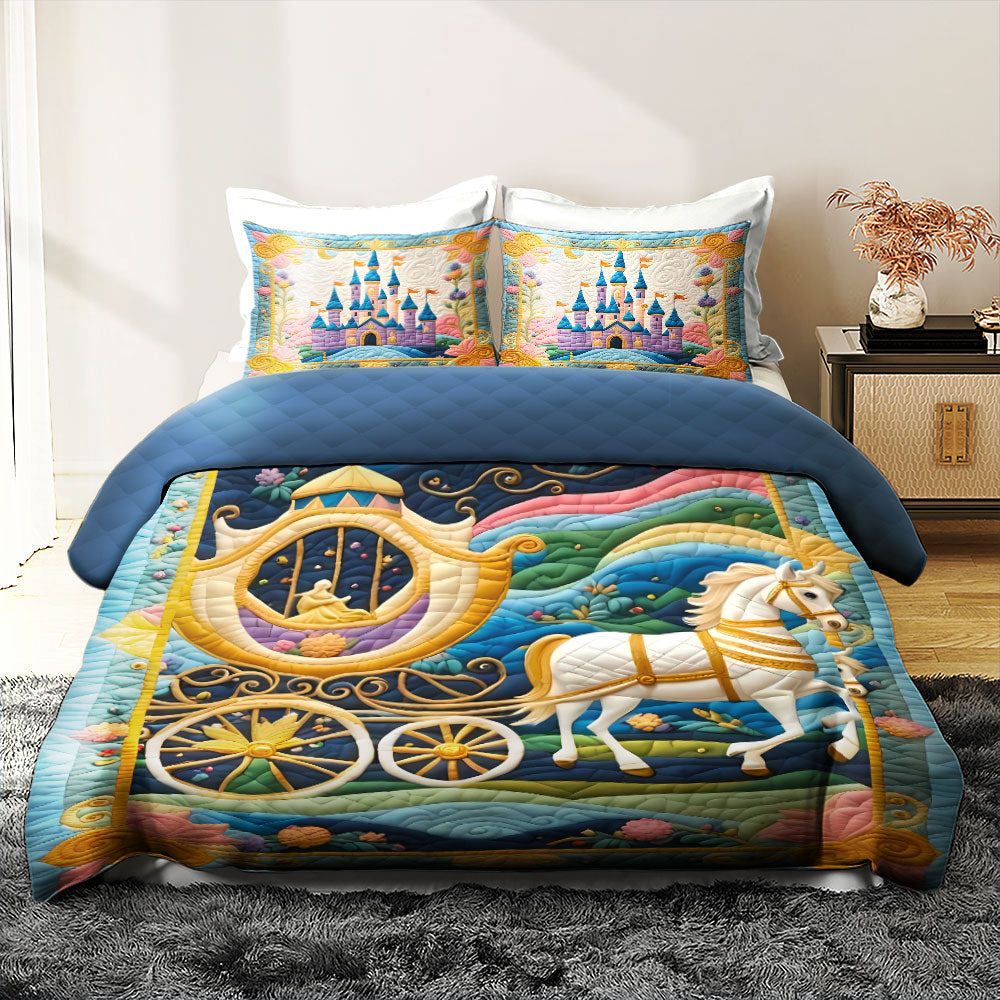 Princess Quilt Bed Set 012huti220125 - Blanket - GoDuckee