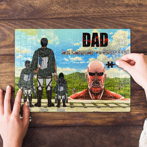 Personalized Gifts For Dad Jigsaw Puzzle 01KADC230524 Father's Day Gift - Jigsaw Puzzles - GoDuckee