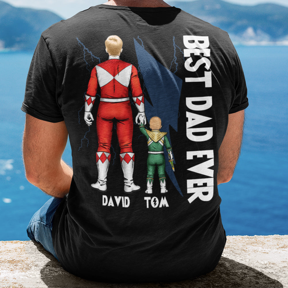 The Legend Dad And Children TT 02QHDT020523 Personalized Family Tshirt, Hoodie, Sweatshirt - Shirts - GoDuckee