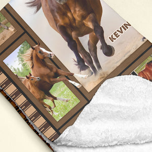 Personalize Gifts For Horse Lover Blanket 051qhti030125 - Blanket - GoDuckee