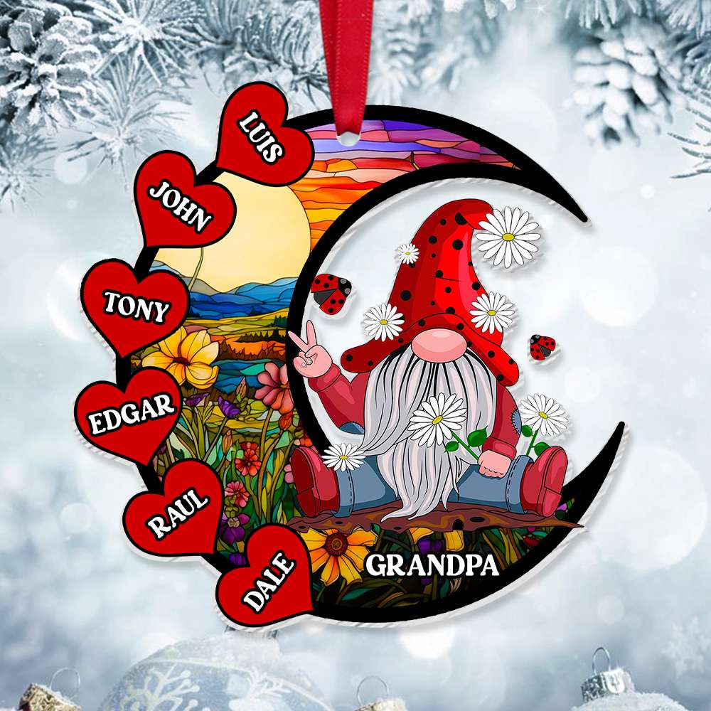 Christmas Memories, Personalized Acrylic Ornament, Christmas Gifts For Grandma - Ornament - GoDuckee