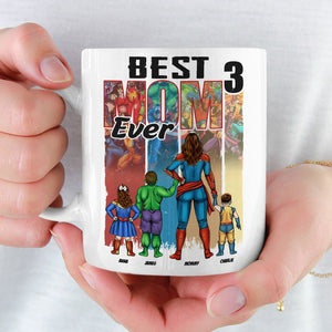 Personalized Gifts For Super Mom Coffee Mug Best Mom Ever 04OHTI190325PA - Coffee Mug - GoDuckee