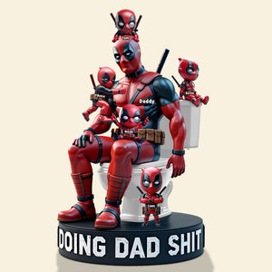 Doing Dad Sh** Plaque - Personalized Gifts For Dad 02nati140525 - Shaped Plaques - GoDuckee