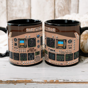 Personalized Aircraft Cockpit Mug, Gift For Airplane Lovers BLM-humix151223 - Coffee Mug - GoDuckee