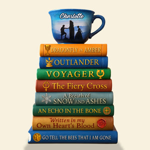 Bookstack Plaque - Personalized Gifts For Book Lovers 03huti140525 - Shaped Plaques - GoDuckee