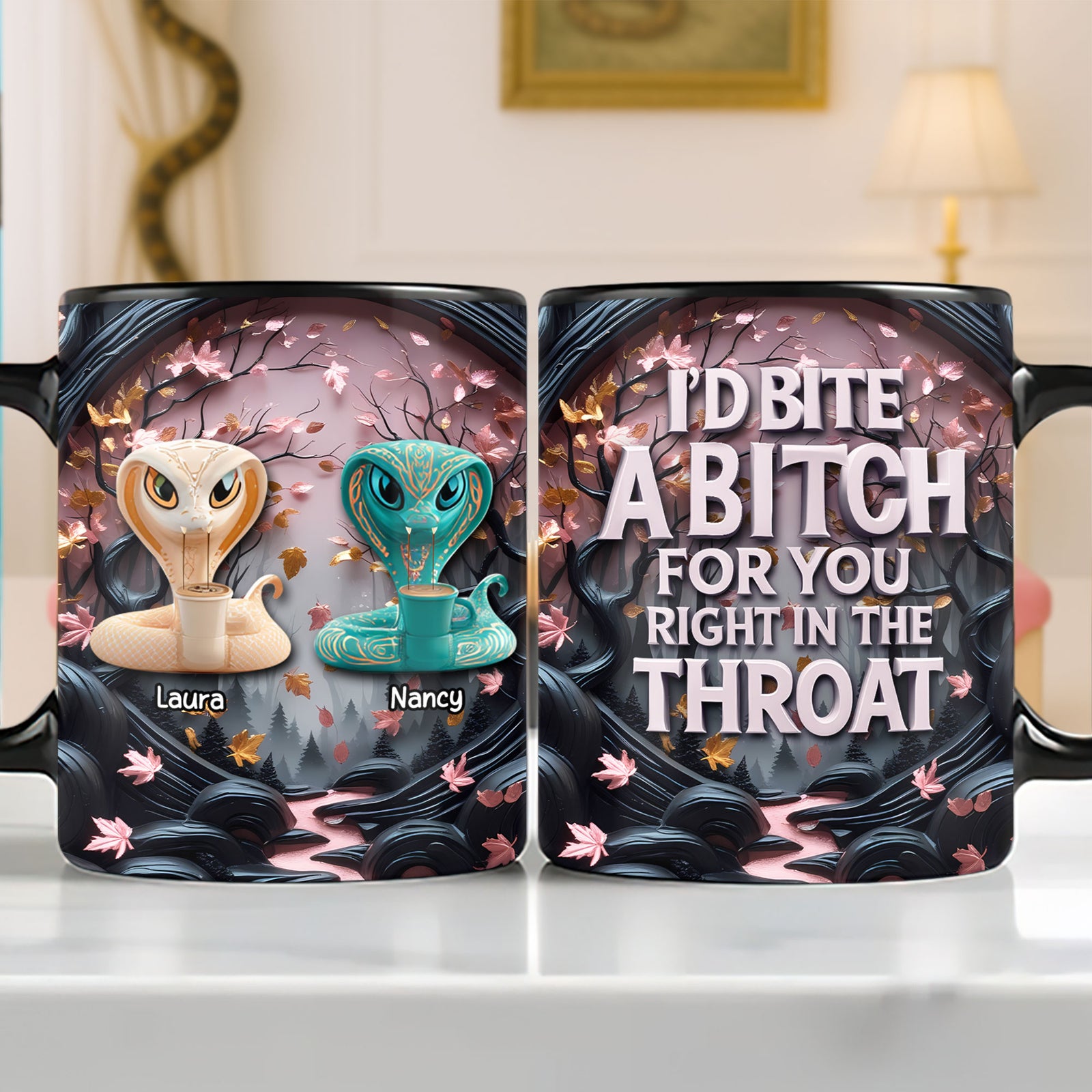 Snake Friends Mug - Personalized Gifts For Friends 05tgti210525 - Coffee Mug - GoDuckee